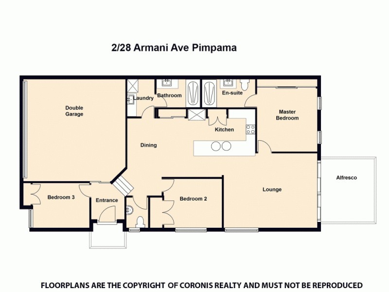 2/28 Armani Ave, Pimpama QLD 4209 Floorplan