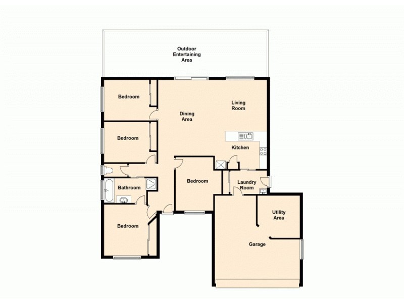 25 Lake Cootharaba Pl, Logan Reserve QLD 4133 Floorplan