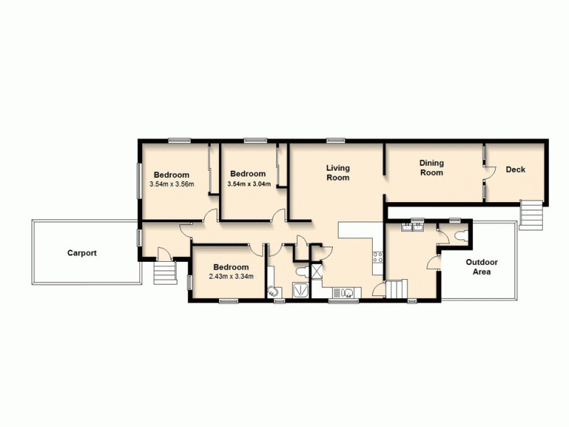 47 Hilda Street, Alderley QLD 4051 Floorplan