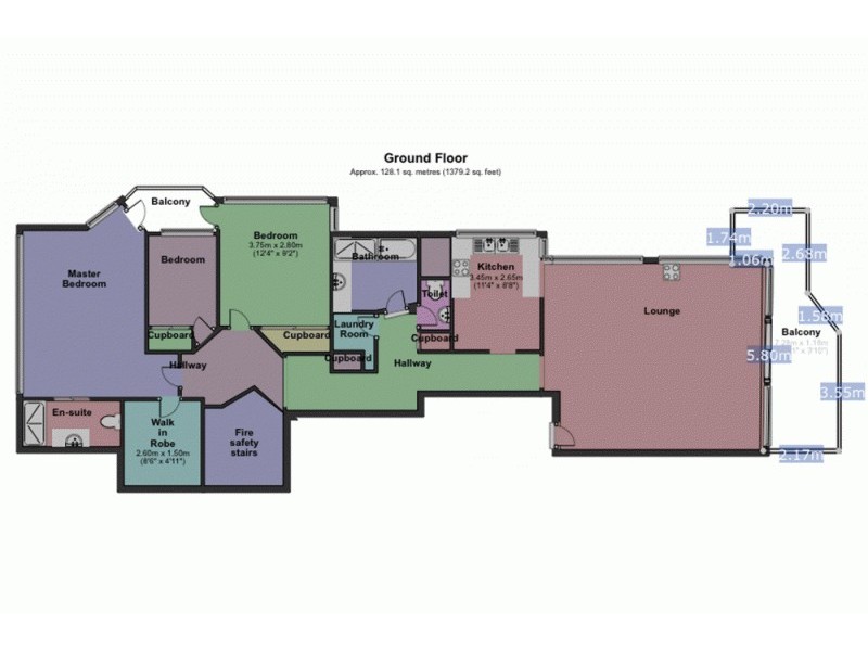 124 Macquarie St, St Lucia QLD 4067 Floorplan