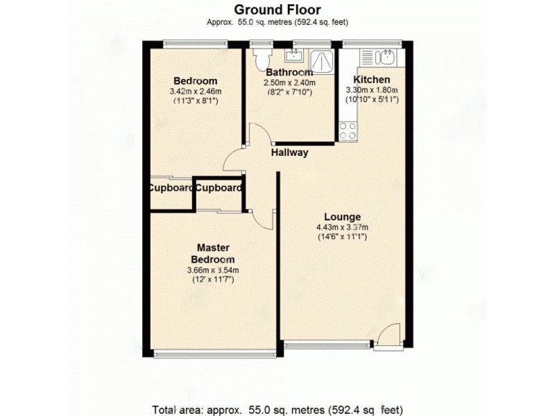 4/74 Highland Terrace, St Lucia QLD 4067 Floorplan