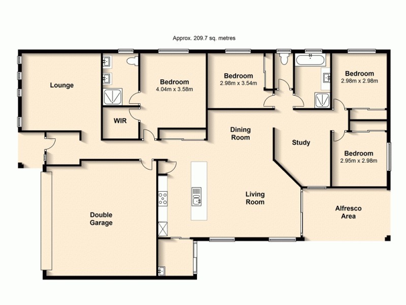 1 Lakeland Court, Loganholme QLD 4129 Floorplan
