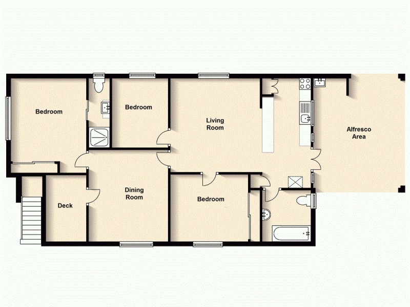 48 Rusden Street, Kelvin Grove QLD 4059 Floorplan