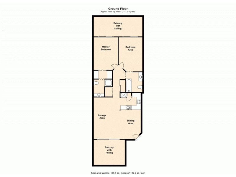 84/5 Chasely St, Auchenflower QLD 4066 Floorplan