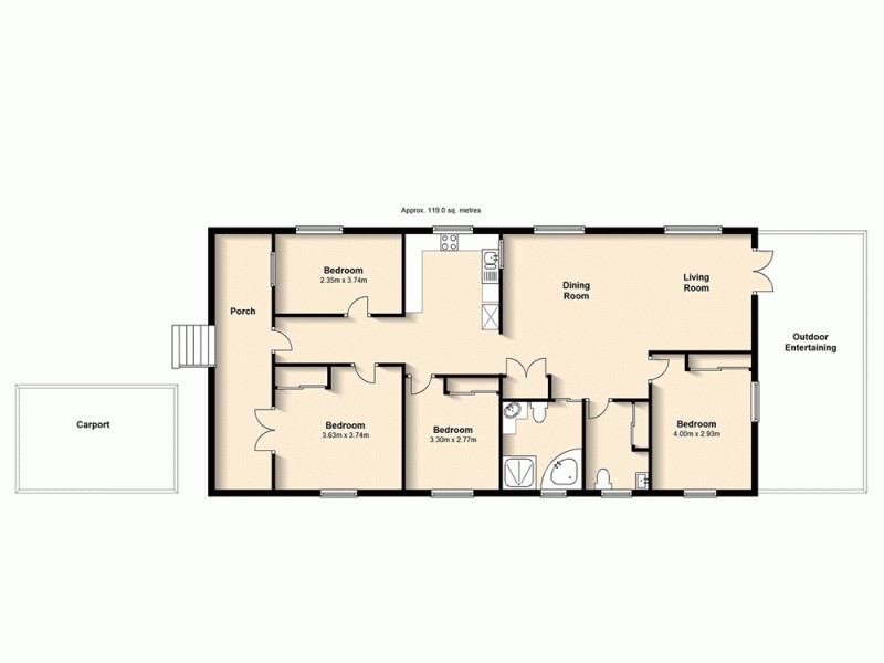 16 Ballarat Street, Mount Gravatt East QLD 4122 Floorplan