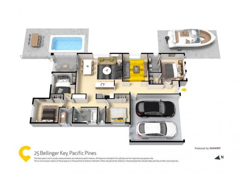 25 Bellinger Key, Pacific Pines QLD 4211 Floorplan