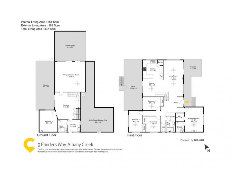 9 Flinders Way, Albany Creek QLD 4035 Floorplan