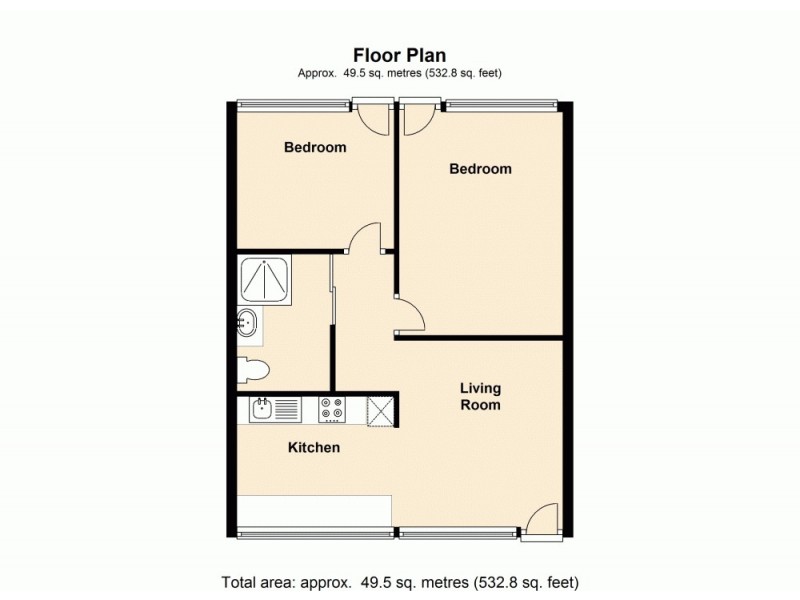 2/24 Fifth Avenue, Kedron QLD 4031 Floorplan
