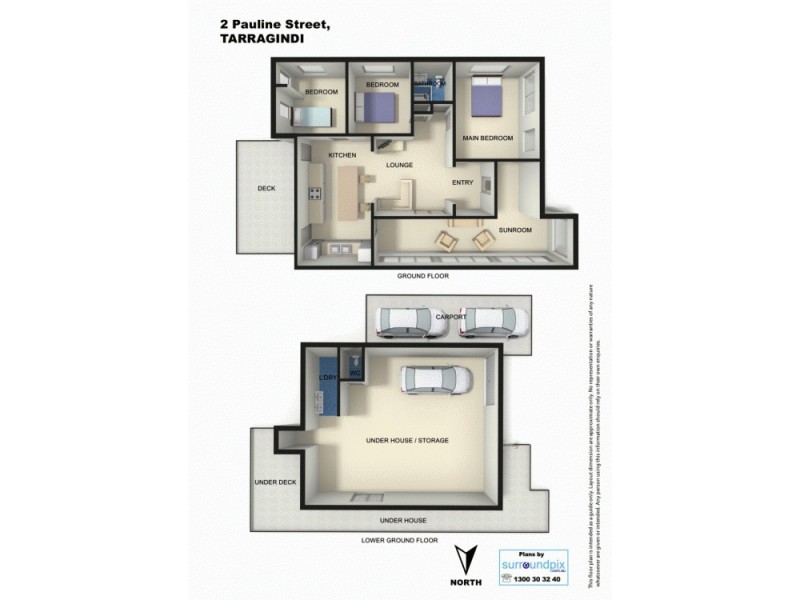 2 Pauline Street, Tarragindi QLD 4121 Floorplan