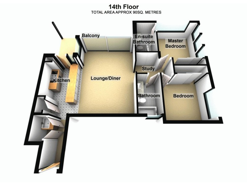 11406/8 Harbour Road, Hamilton QLD 4007 Floorplan