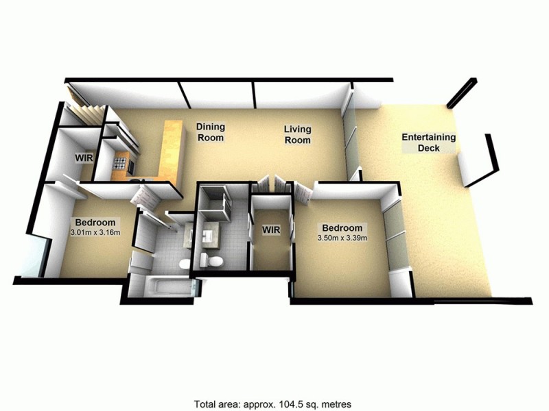 6/20 Queens Road, Taringa QLD 4068 Floorplan