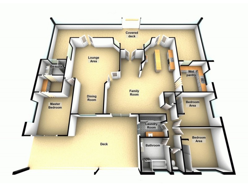 193 Golf Club Lane, Loch Lomond QLD 4370 Floorplan