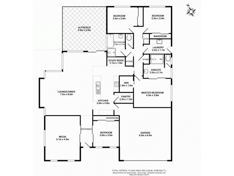 14 Plover Court, Highfields QLD 4352 Floorplan