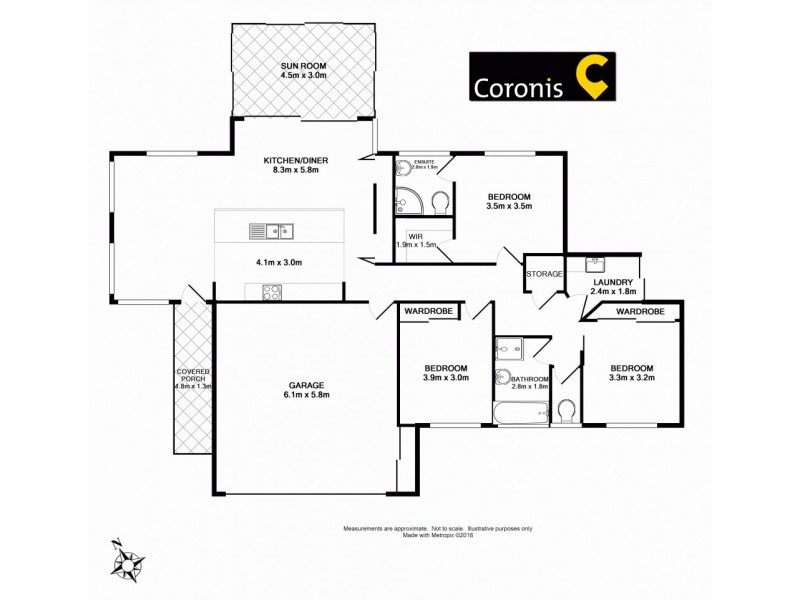 2a Dodson Crescent, Mount Kynoch QLD 4350 Floorplan