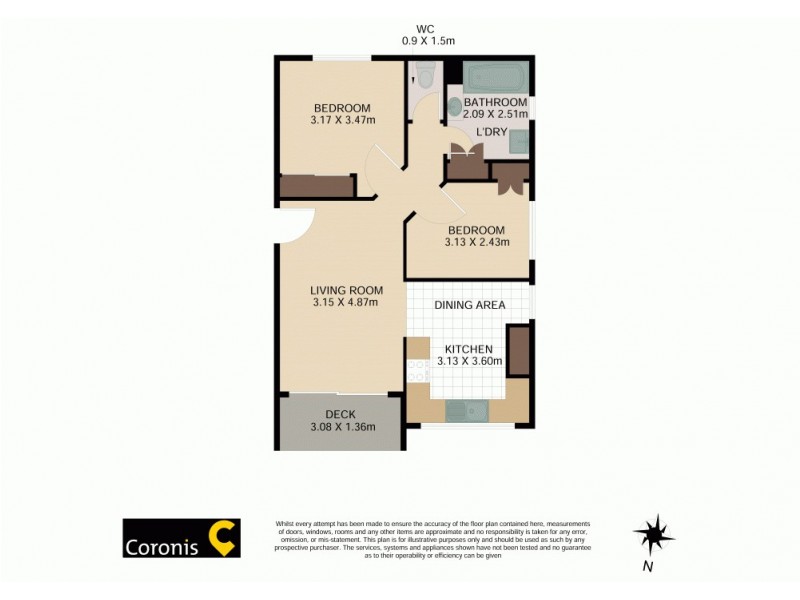 1/19 Salt Street, Windsor QLD 4030 Floorplan