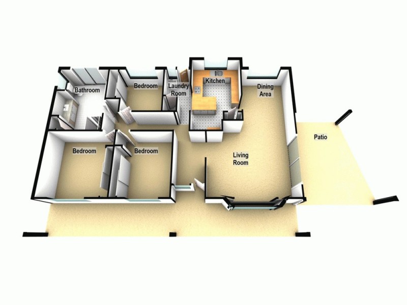 72 Beckett Road, Mcdowall QLD 4053 Floorplan