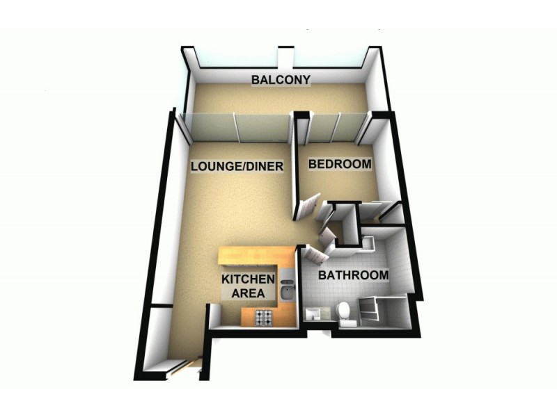 26/586 Ann Street, Fortitude Valley QLD 4006 Floorplan