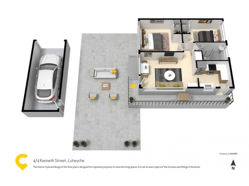 4/4 Kenneth Street, Lutwyche QLD 4030 Floorplan