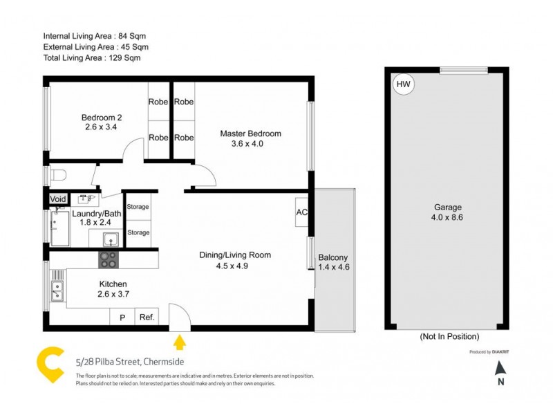 5/28 Pilba Street, Chermside QLD 4032 Floorplan