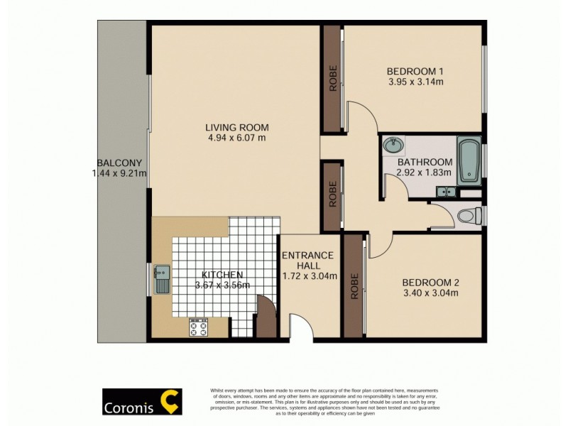 3/24 Stopford Street, Wooloowin QLD 4030 Floorplan