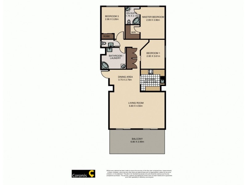 10/4 Eveline Street, Margate QLD 4019 Floorplan