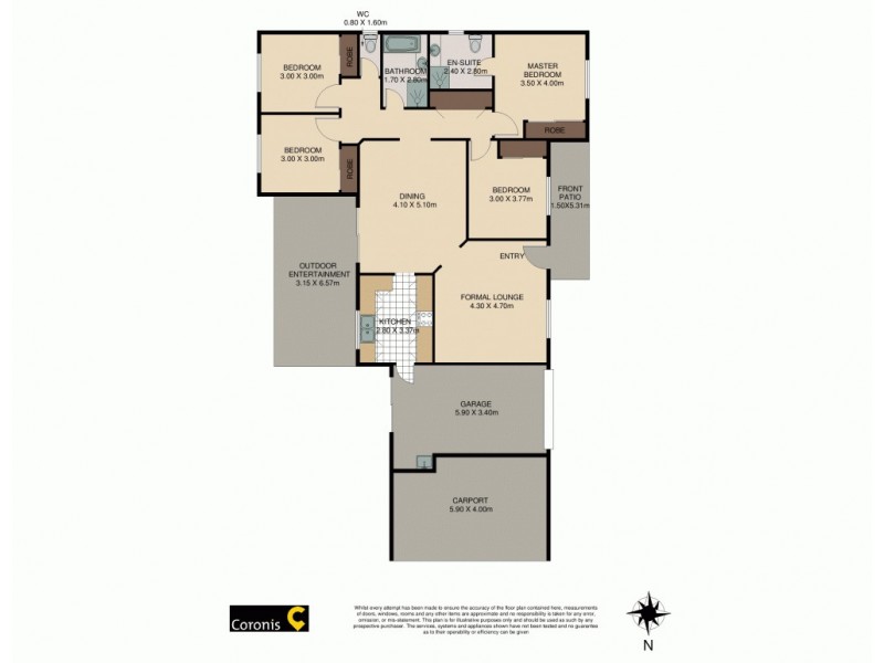 8 Spencer Street, Harristown QLD 4350 Floorplan