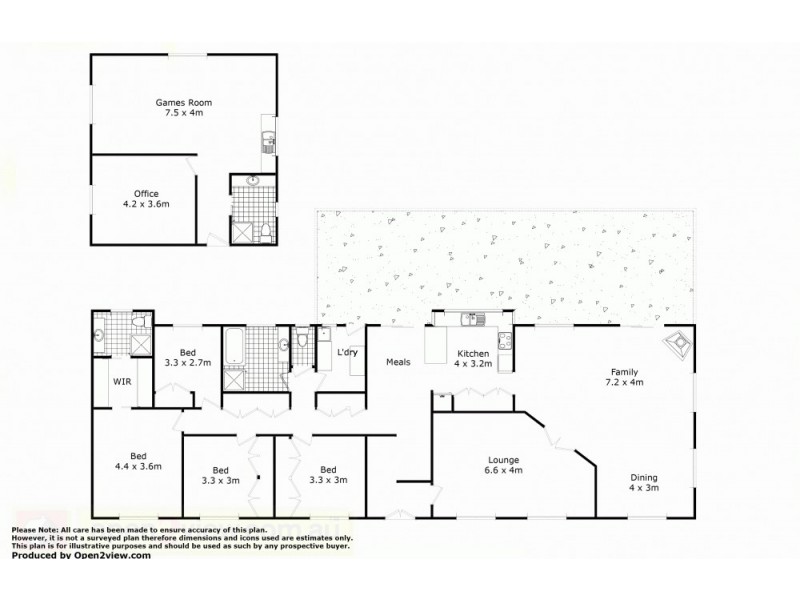 8 Gladswood Drive, Highfields QLD 4352 Floorplan