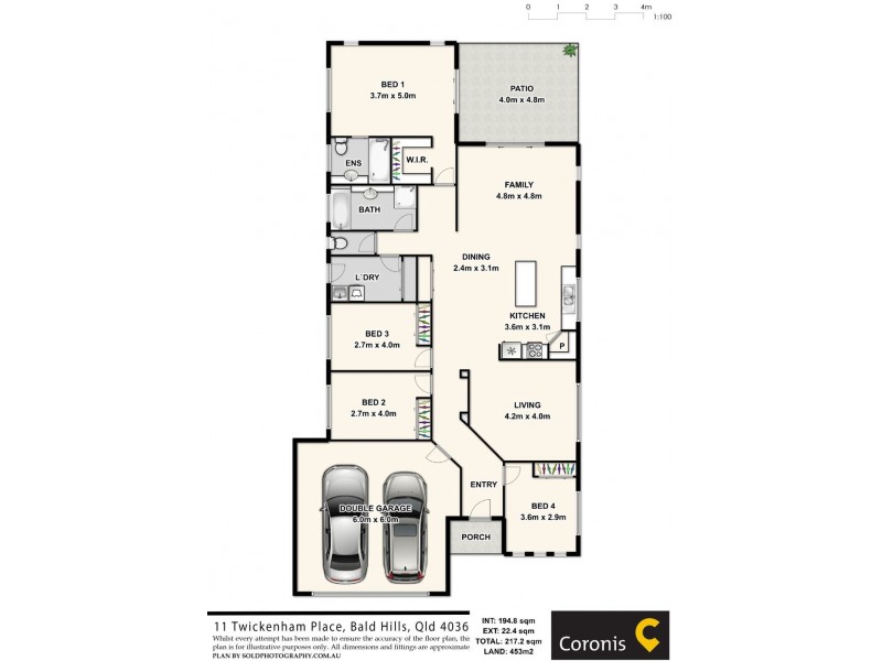 11 Twickenham Place, Bald Hills QLD 4036 Floorplan