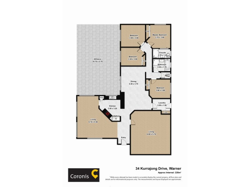 34 Kurrajong Drive, Warner QLD 4500 Floorplan