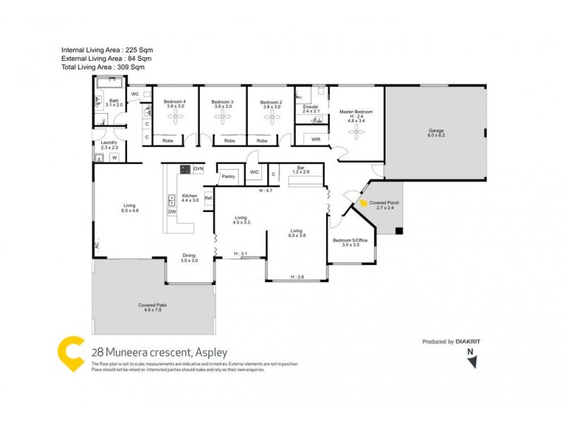 28 Muneera Crescent, Aspley QLD 4034 Floorplan