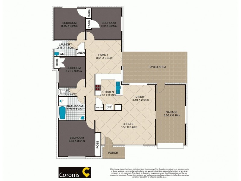 16 Catalina Drive, Wilsonton QLD 4350 Floorplan