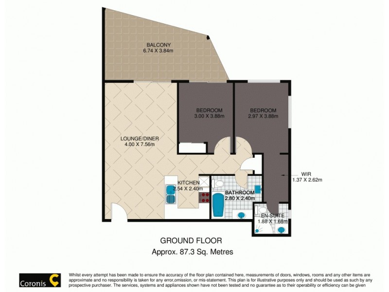 18/12 Grace Street, Nundah QLD 4012 Floorplan