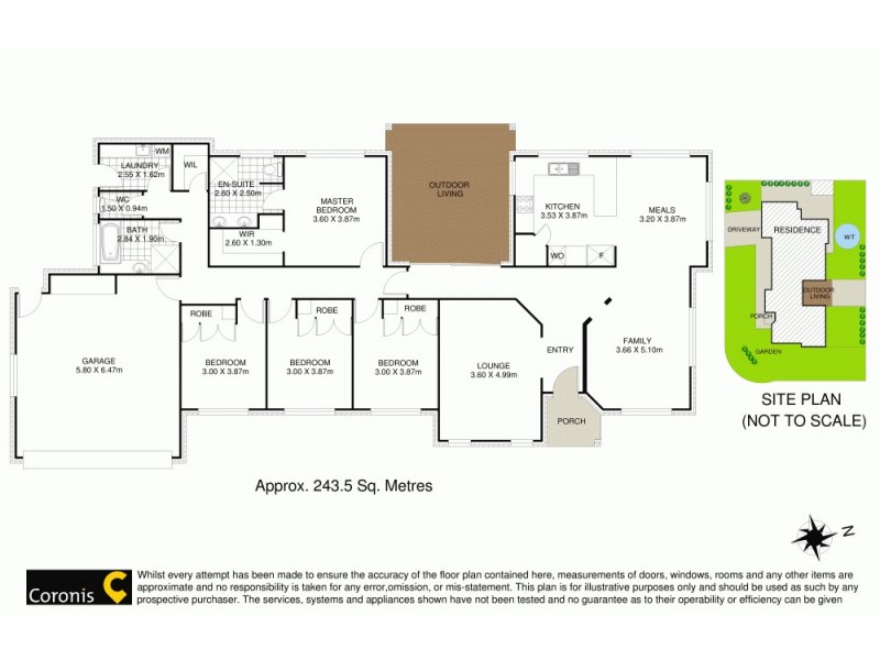 7 Hendra Court, Kleinton QLD 4352 Floorplan