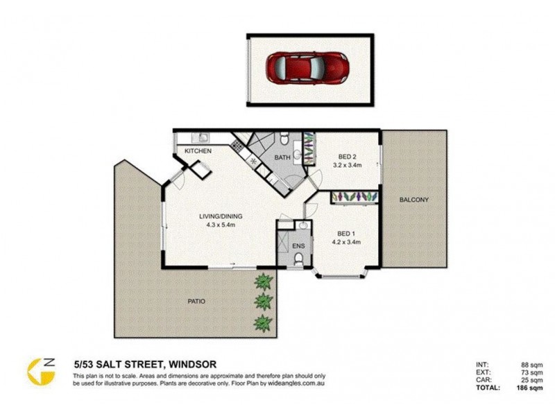 5/53 Salt Street, Windsor QLD 4030 Floorplan