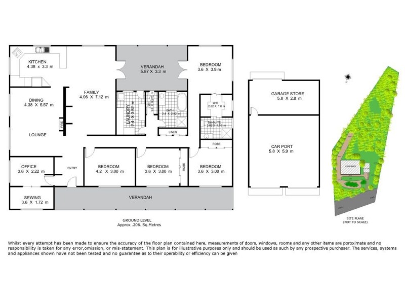 1 Mavis Court, Highfields QLD 4352 Floorplan