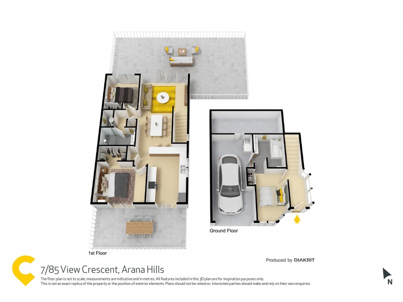 7/85 View Crescent, Arana Hills QLD 4054 Floorplan