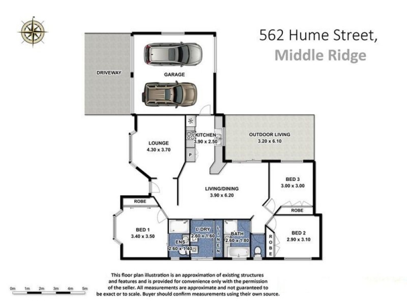 562 Hume Street, Middle Ridge QLD 4350 Floorplan