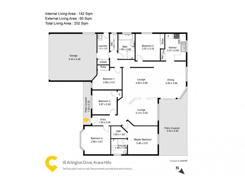 16 Arlington Drive, Arana Hills QLD 4054 Floorplan