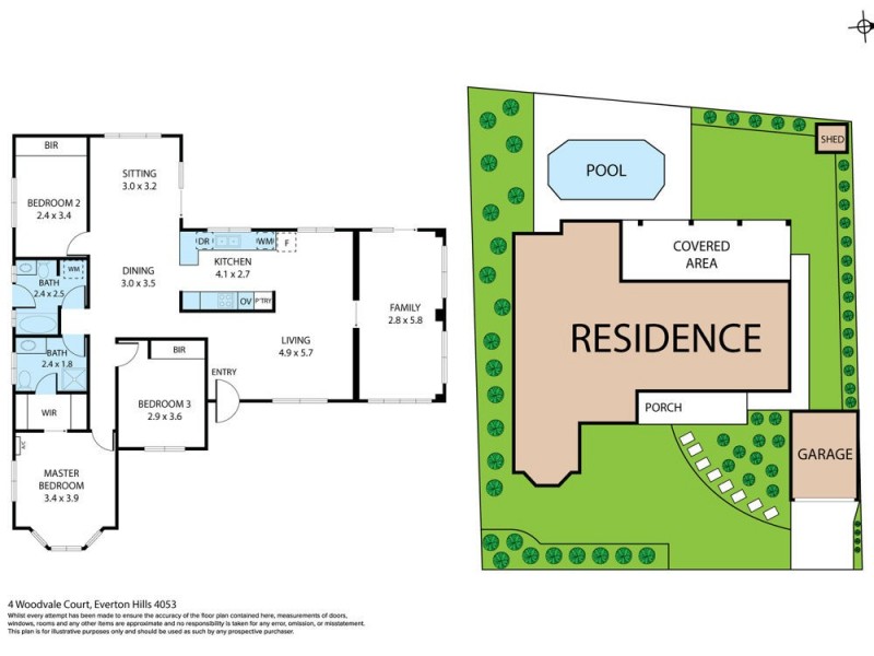 4 Woodvale Court, Everton Hills QLD 4053 Floorplan