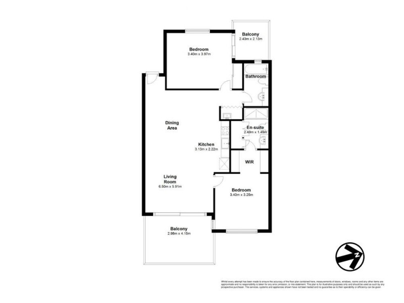303/28 Masters Street, Newstead QLD 4006 Floorplan