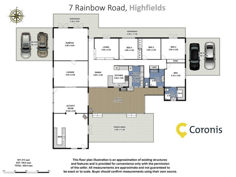 7 Rainbow Road, Highfields QLD 4352 Floorplan