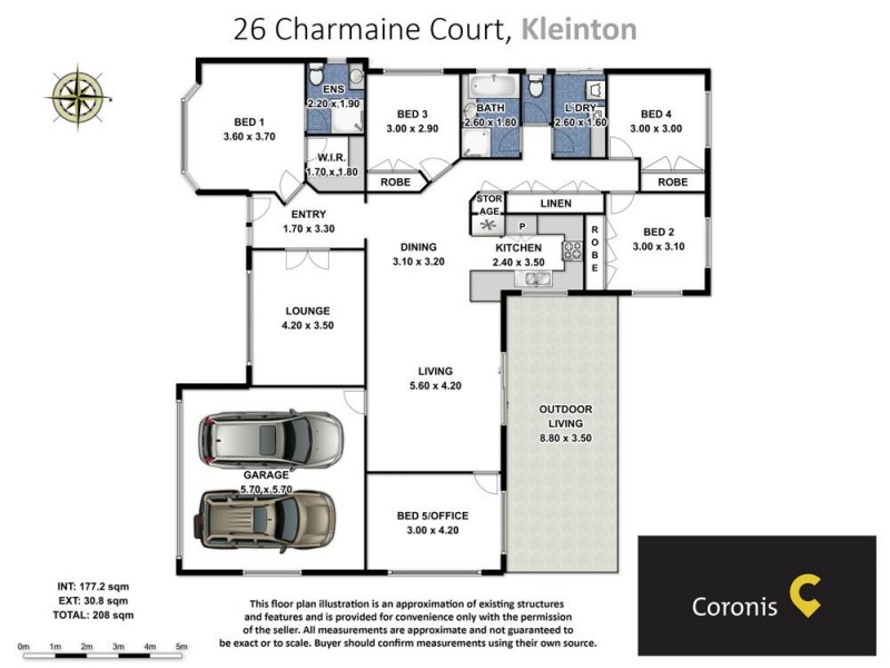 26 Charmaine Court, Kleinton QLD 4352 Floorplan