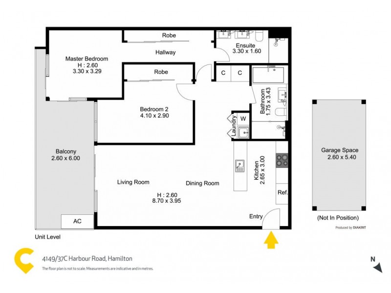 4149/37c Harbour Road, Hamilton QLD 4007 Floorplan