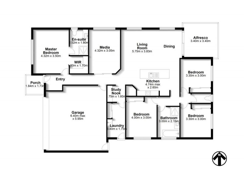 22 April Crescent, Bridgeman Downs QLD 4035 Floorplan