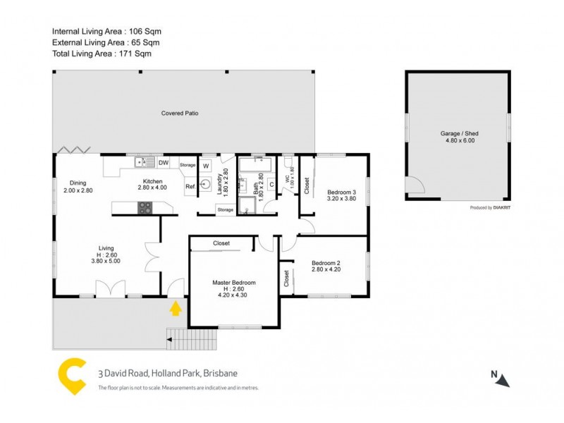 3 David Road, Holland Park QLD 4121 Floorplan