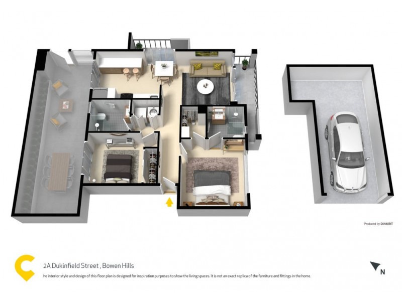 2A Dukinfield Street, Bowen Hills QLD 4006 Floorplan