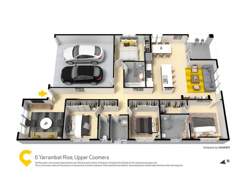6 Yarrambat Rise, Upper Coomera QLD 4209 Floorplan