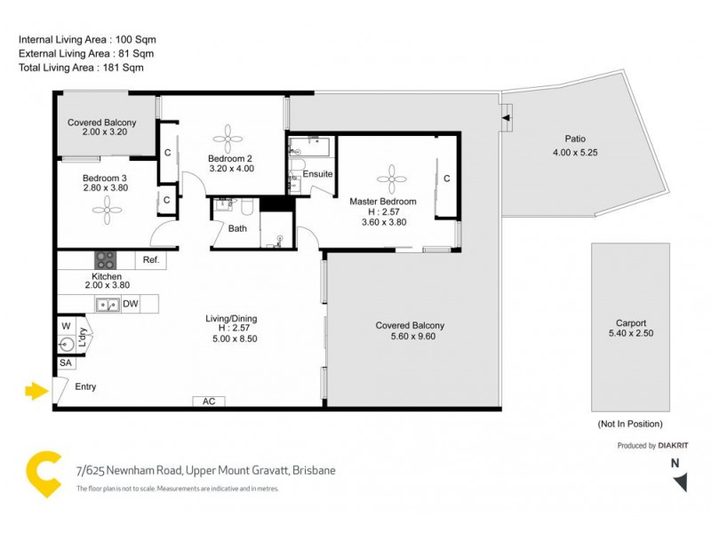 7/625 Newnham Road, Upper Mount Gravatt QLD 4122 Floorplan