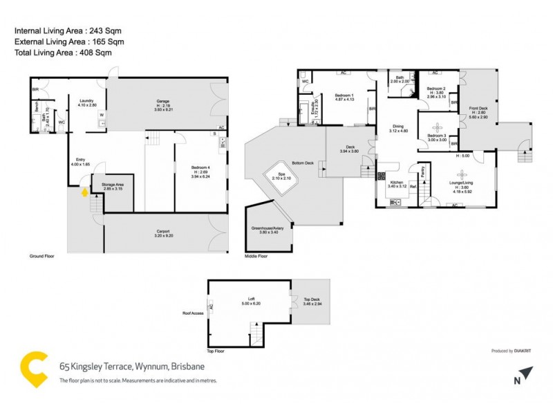 65 Kingsley Terrace, Wynnum QLD 4178 Floorplan