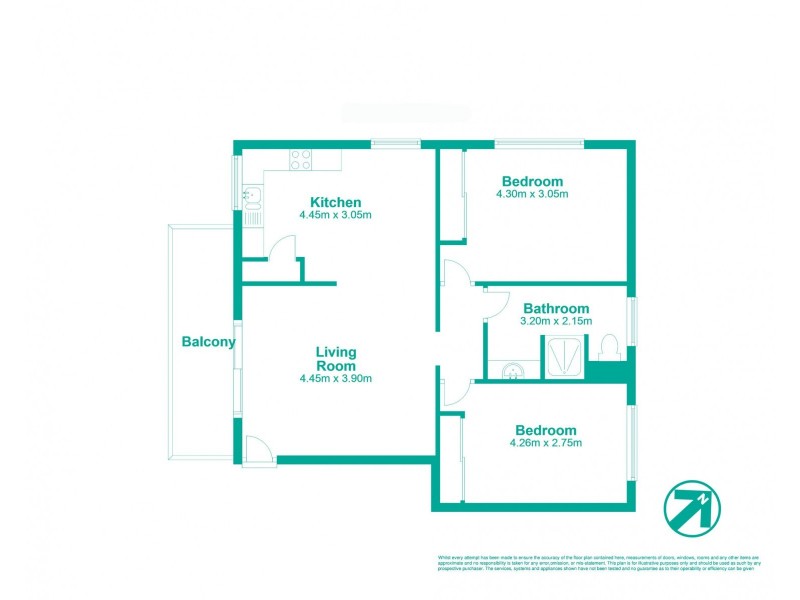 4/42 Fifth Ave, Coorparoo QLD 4151 Floorplan